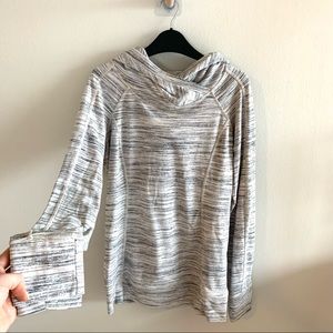 Lululemon hooded athletic long-sleeve shirt. Size 4